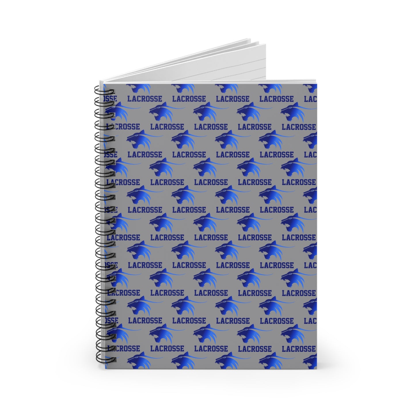 Springdale Wildcats Lacrosse Spiral Notebook - Ruled Line (8" x 6")