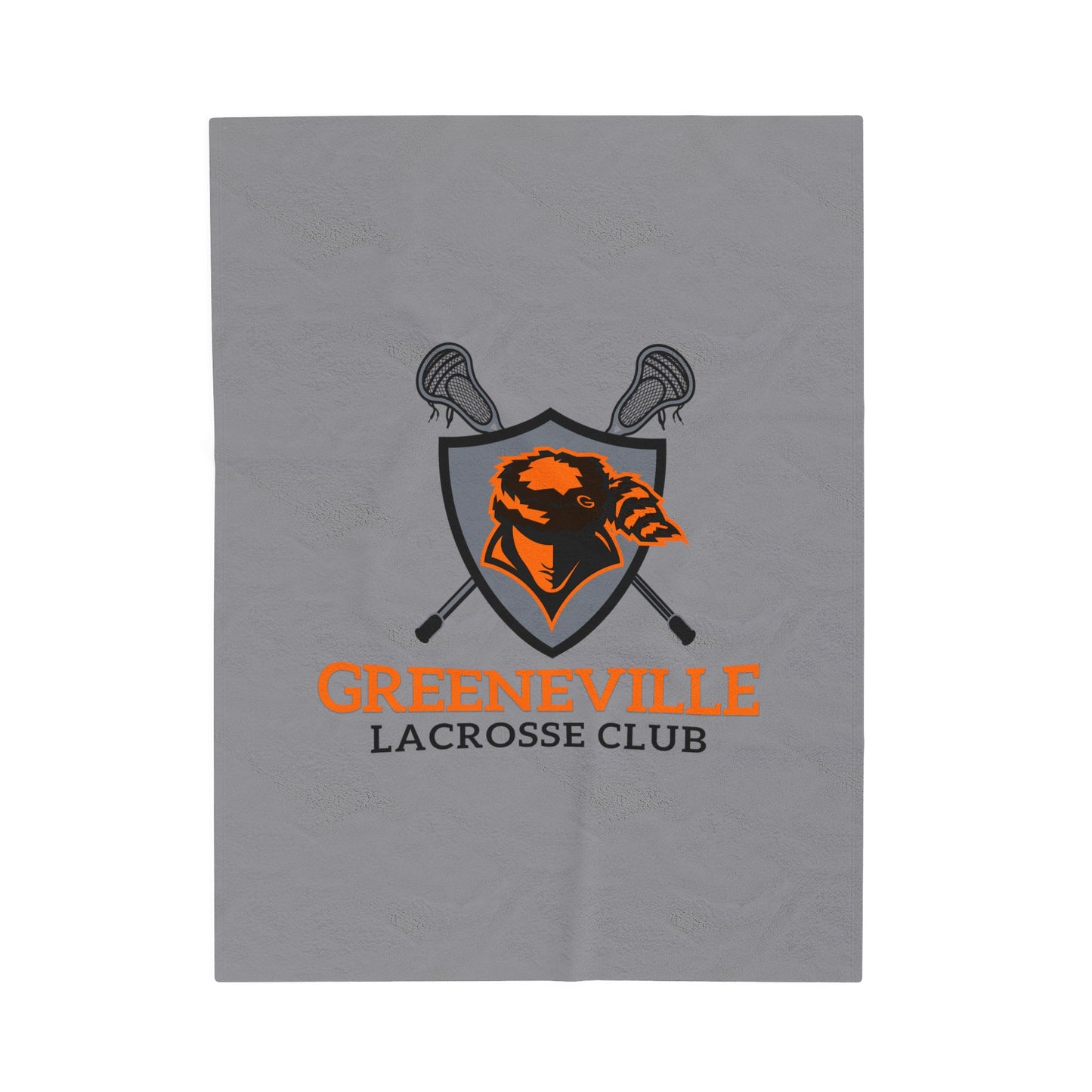 Greeneville Lacrosse Velveteen Plush Blanket