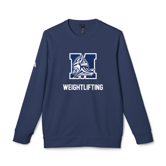 Adult Adidas Maclay Weightlifting Fleece Crewneck Sweatshirt