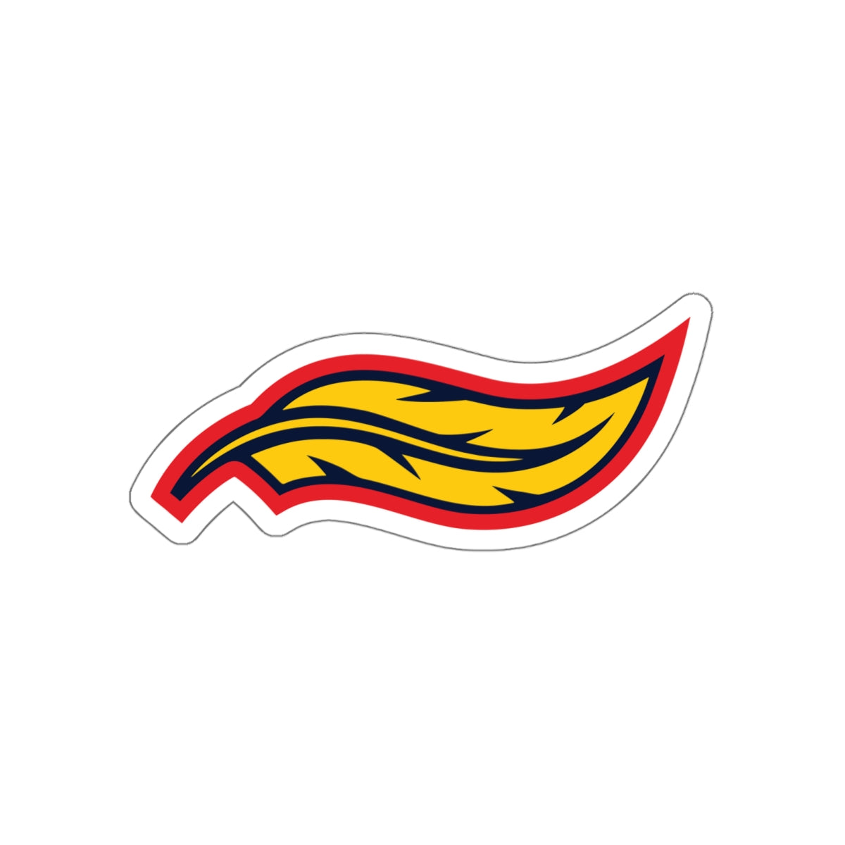 Mudhens Baseball Die Cut Stickers