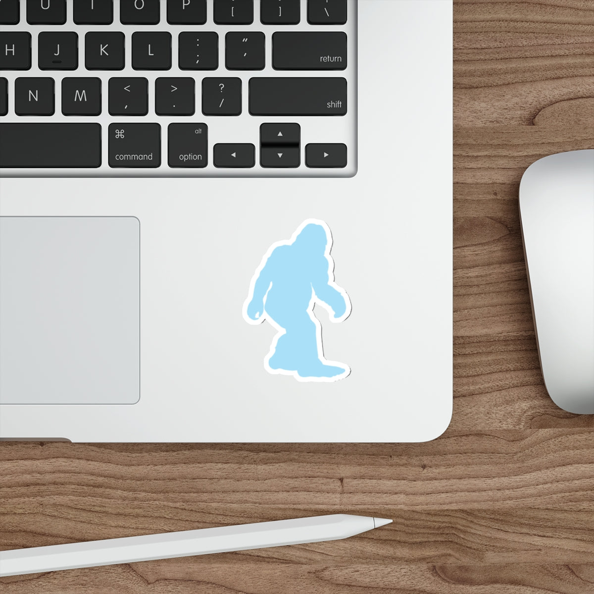 Sasquatch Lacrosse Die Cut Sticker