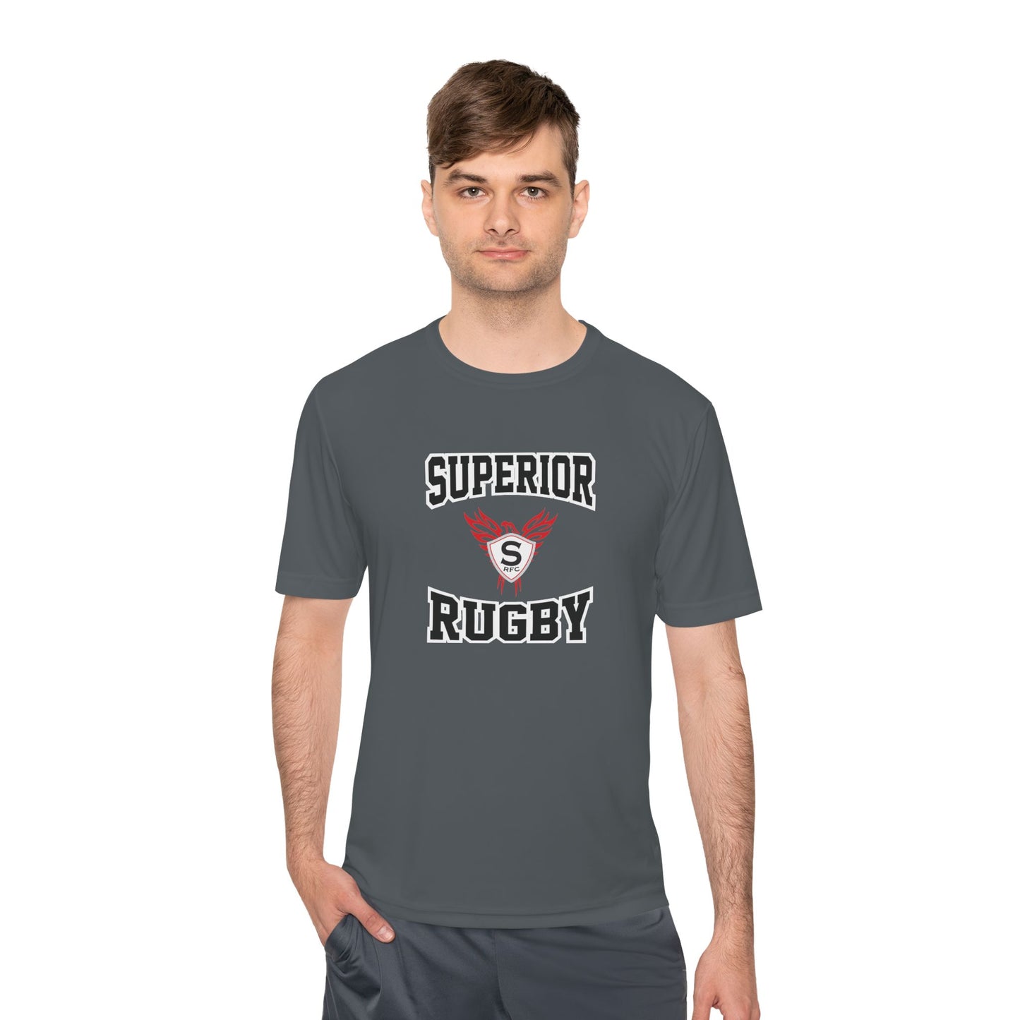 Adult Superior Rugby Football Sport-Tek Performance Tee