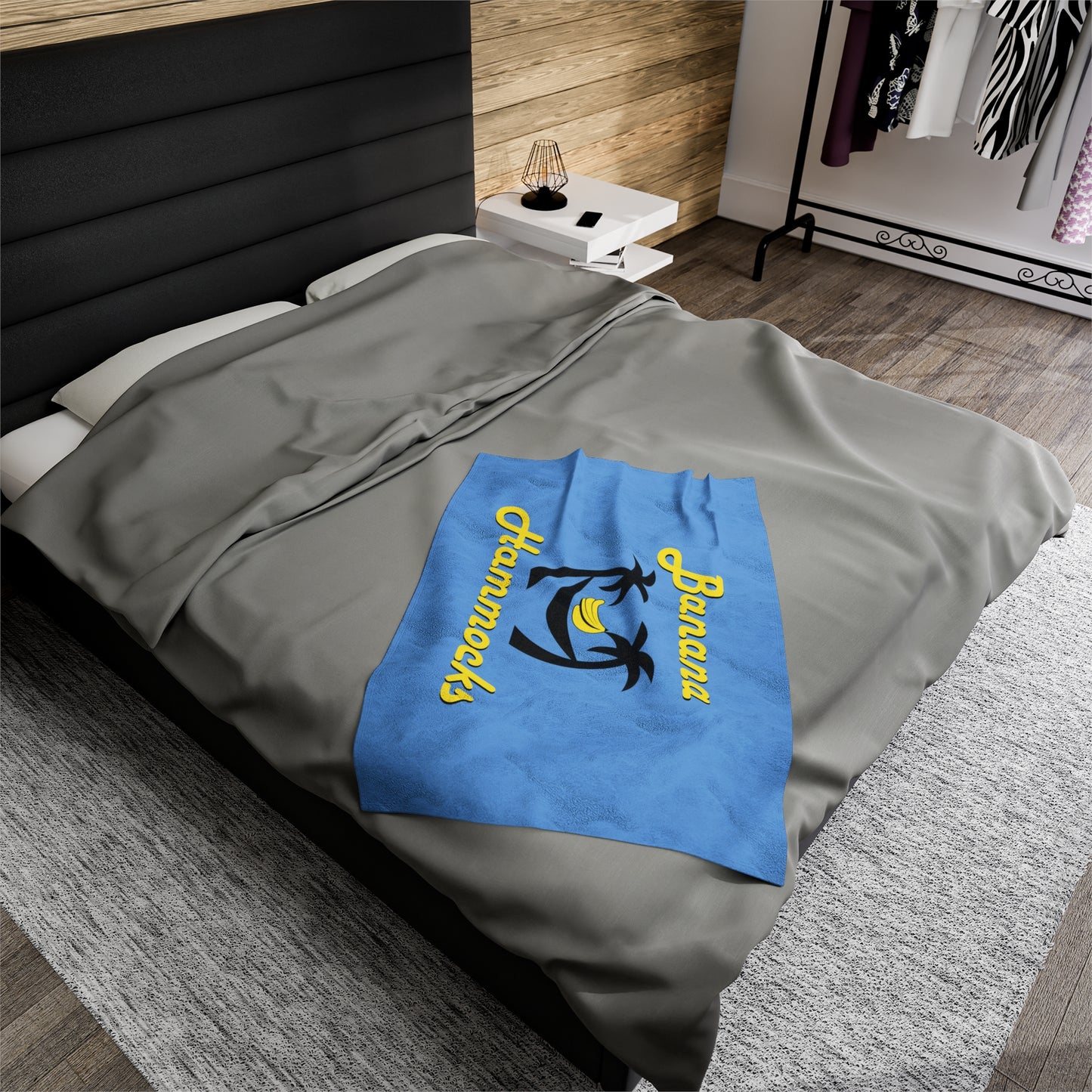 Banana Hammocks Velveteen Plush Blanket