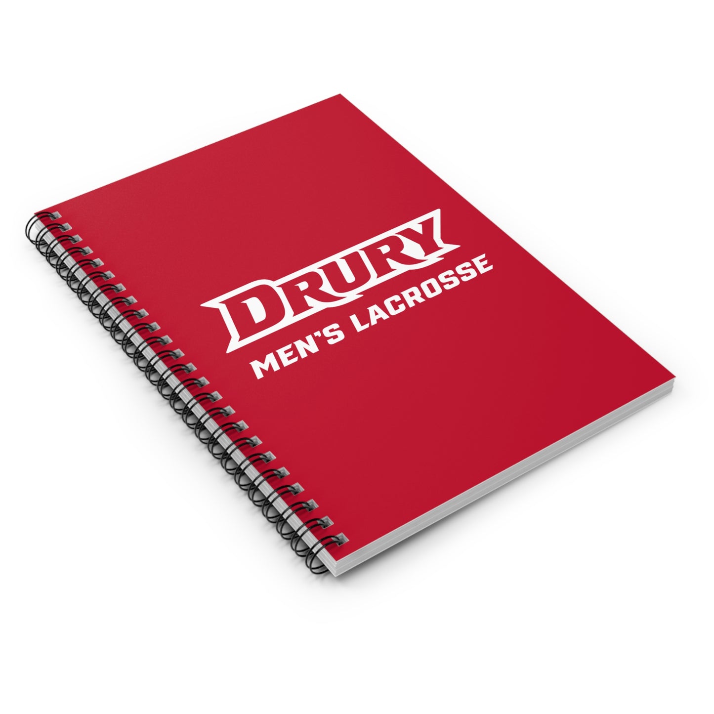 Drury Lacrosse Spiral Notebook - Ruled Line (8" x 6")