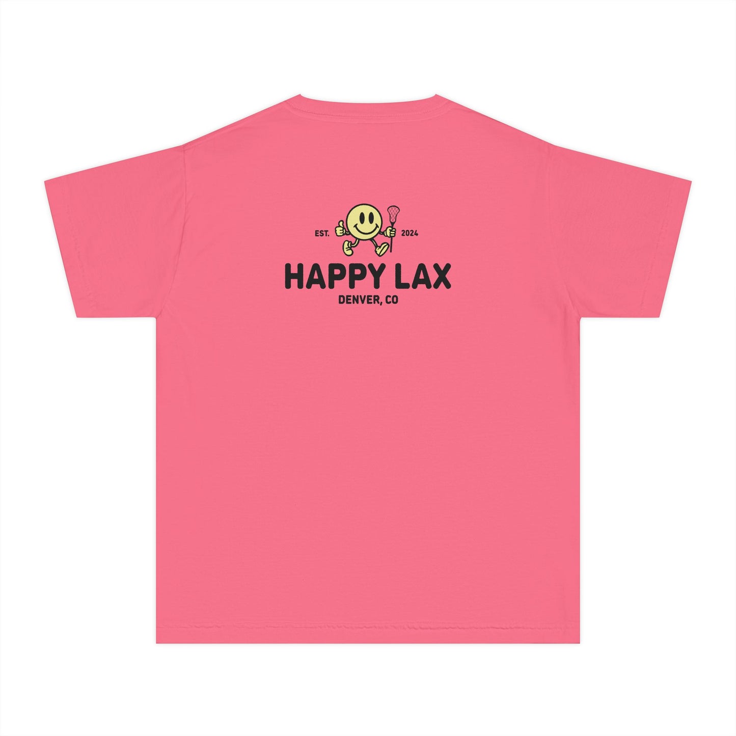 Youth Happy Lax Comfort Colors Garment Dyed T-Shirt