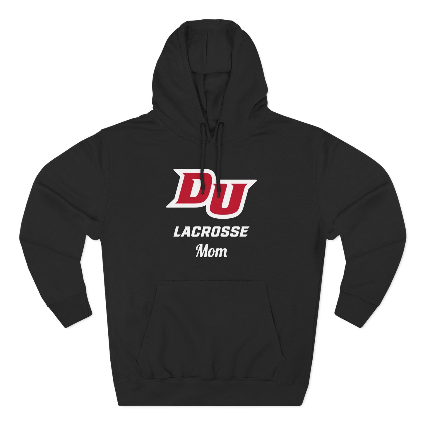Adult Drury Lacrosse Premium Pullover Hoodie - Mom