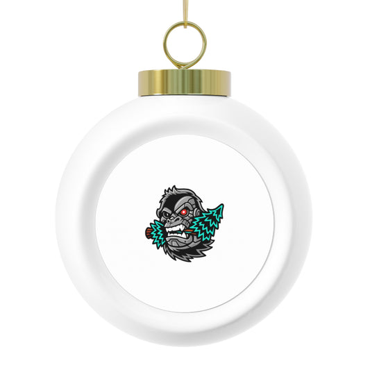 Slaughter County Yetis Lacrosse Christmas Ball Ornament