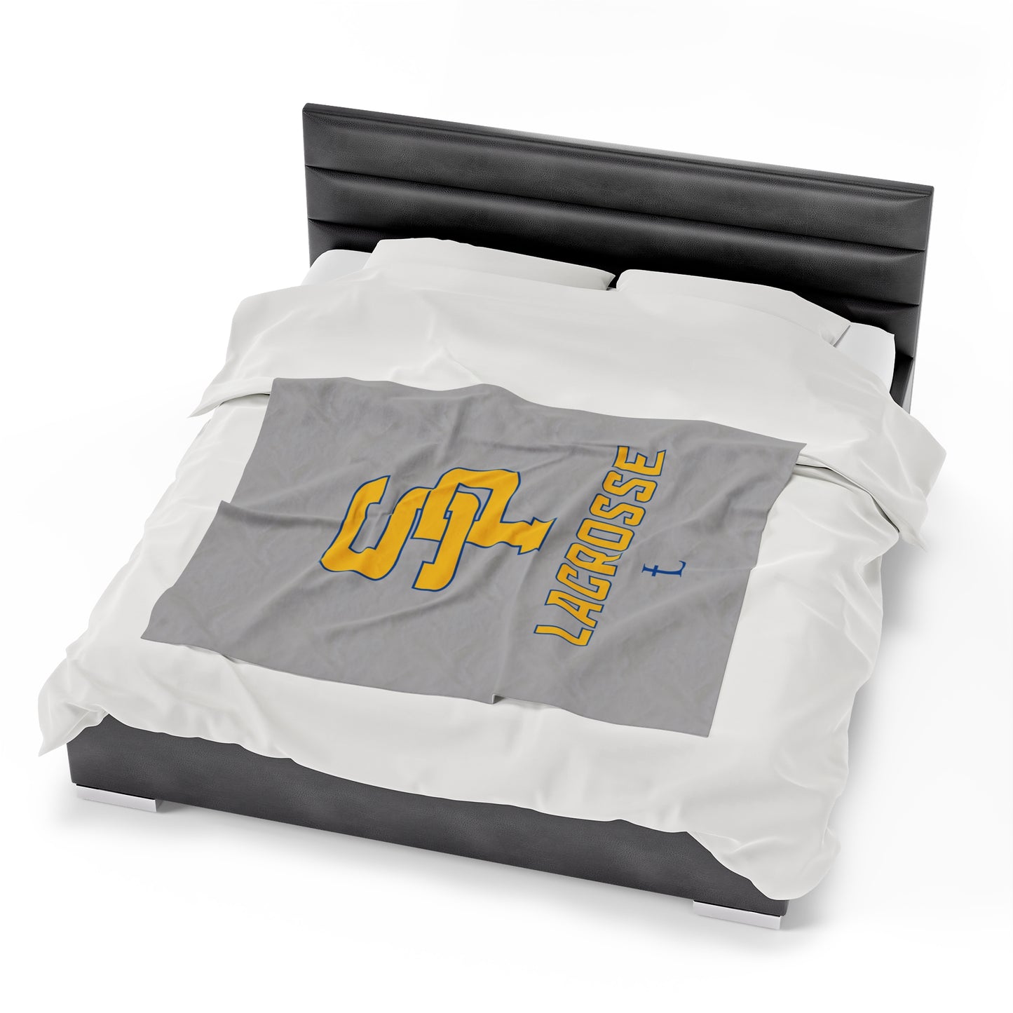 Saint Paul's Lacrosse Velveteen Plush Blanket