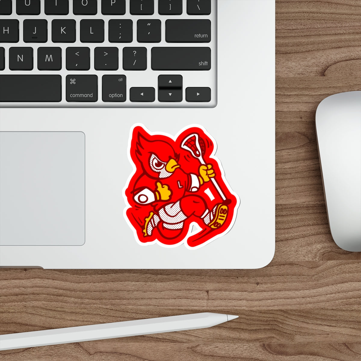 Lincoln Lacrosse Die-Cut Sticker