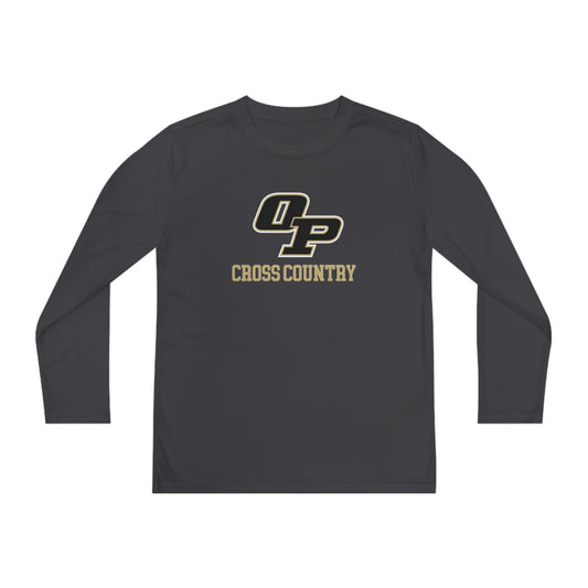 Youth Oak Park Track and Cross Country Sport-Tek Performance Long Sleeve Shirt