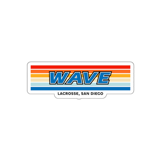 SD Wave Lacrosse Die-Cut Stickers
