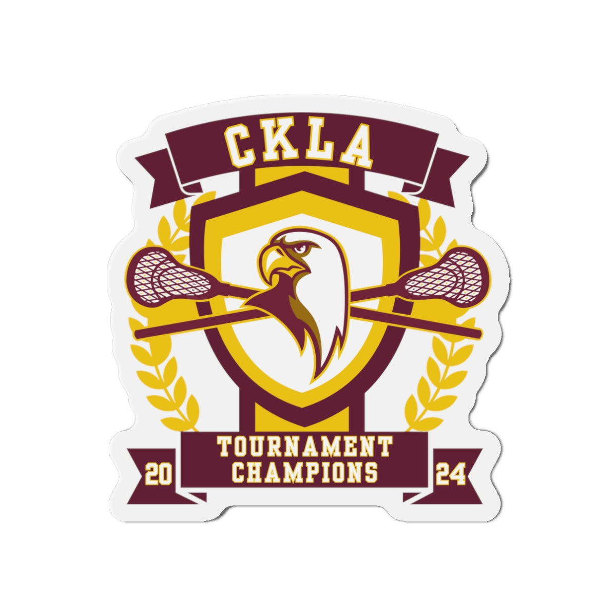 Jessie Clark Lacrosse Die-Cut Magnets
