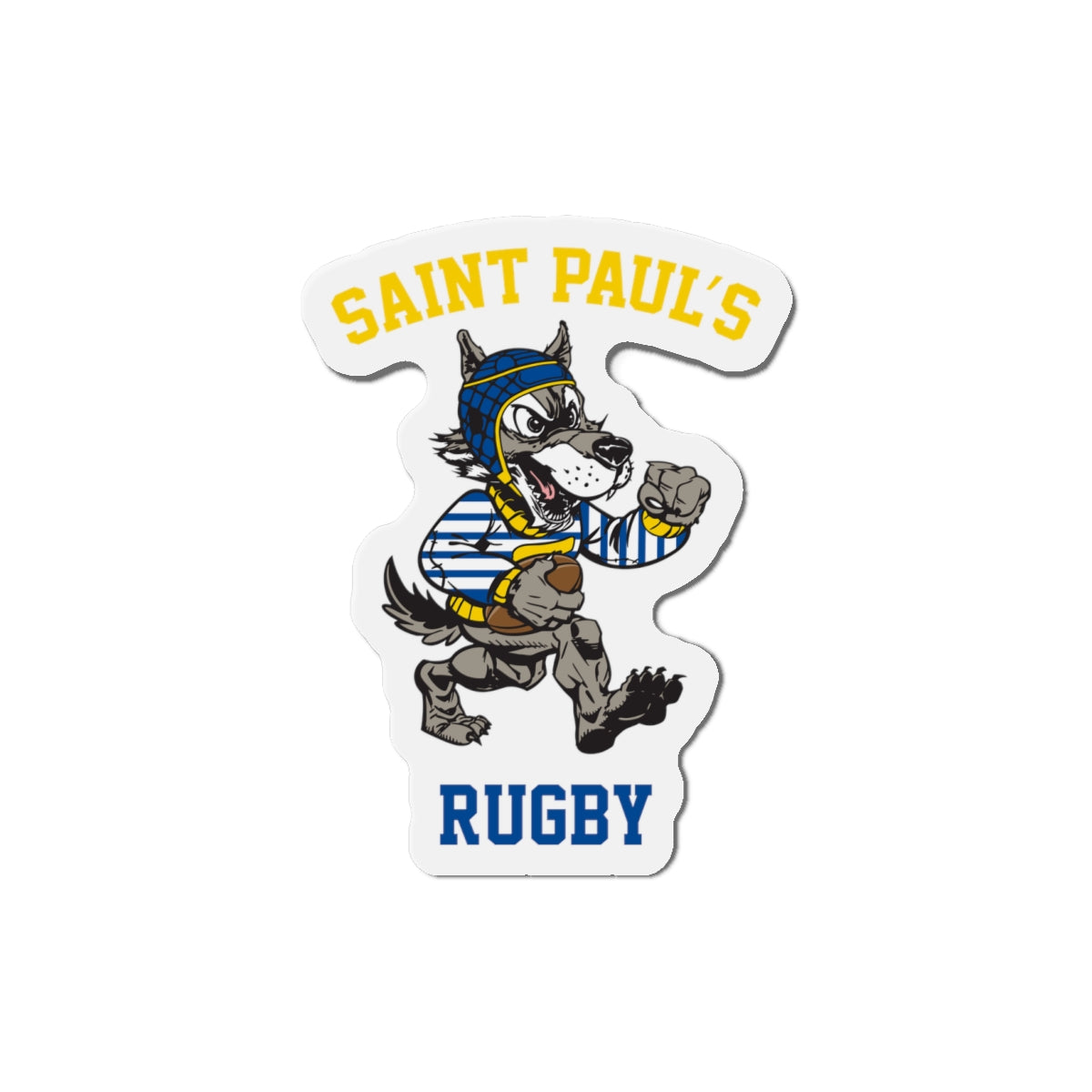 St. Paul's Rugby Die-Cut Magnet