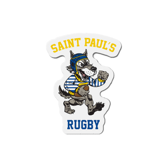 St. Paul's Rugby Die-Cut Magnet