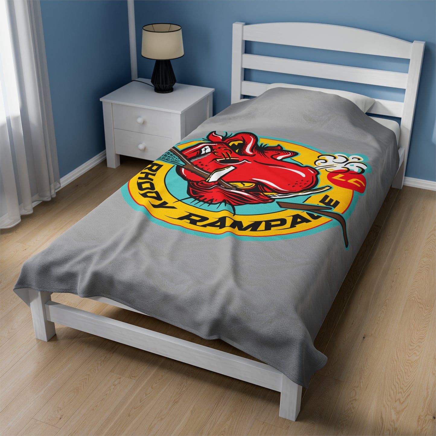 RI Rampage Velveteen Plush Blanket