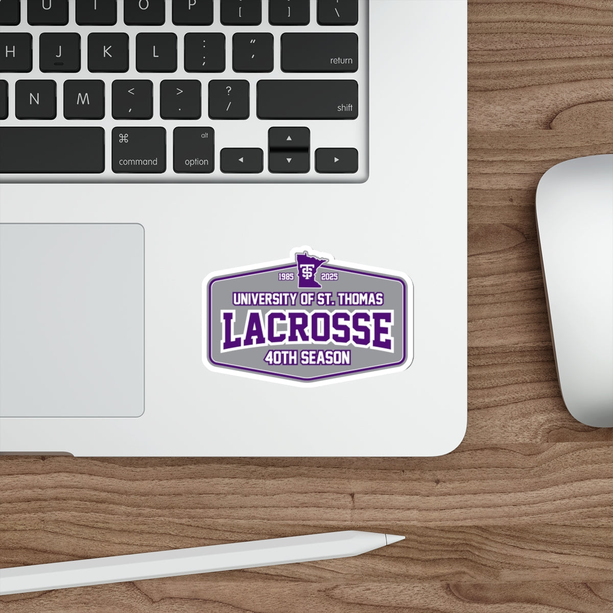 UST Lacrosse Die-Cut Sticker