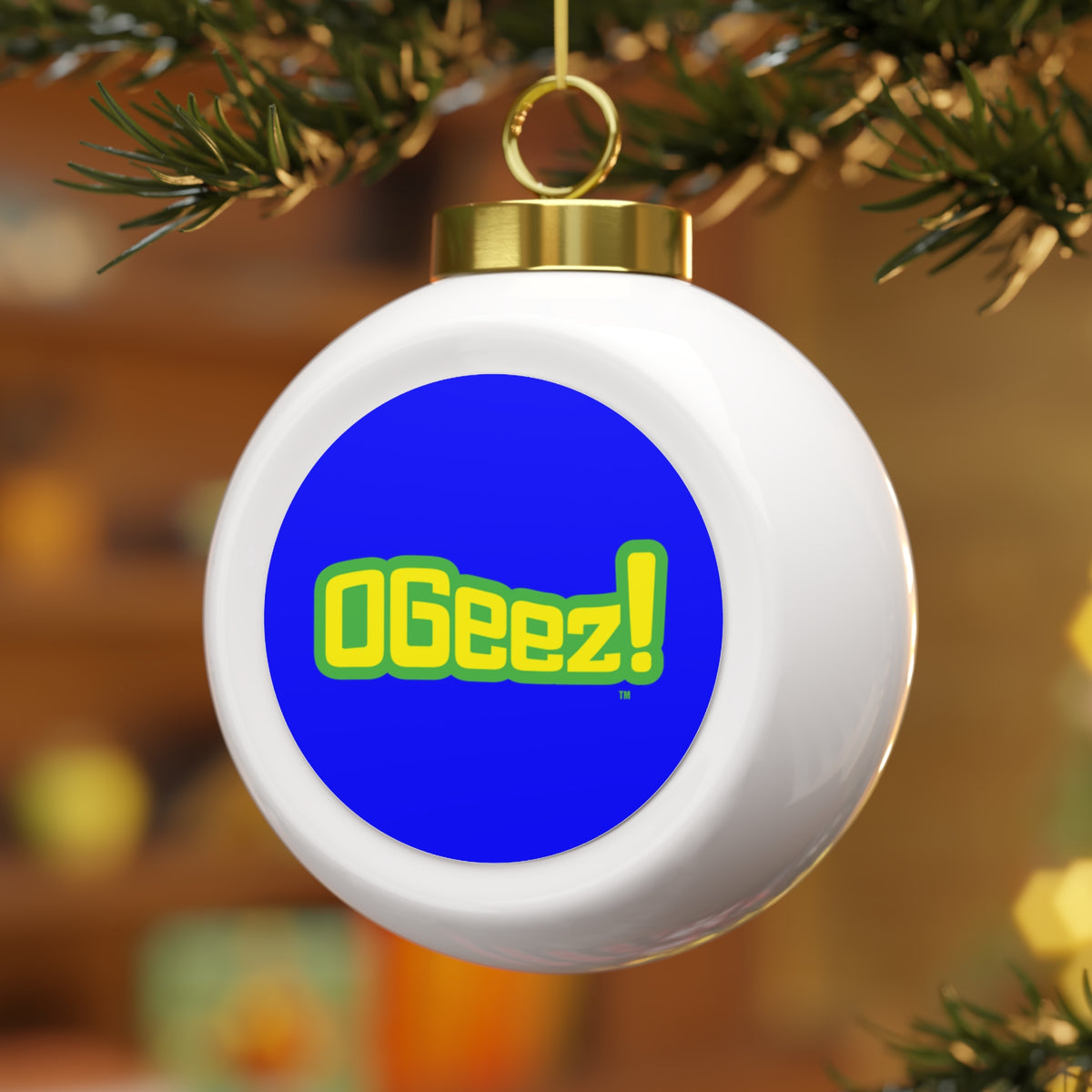 OGeez Christmas Ball Ornament