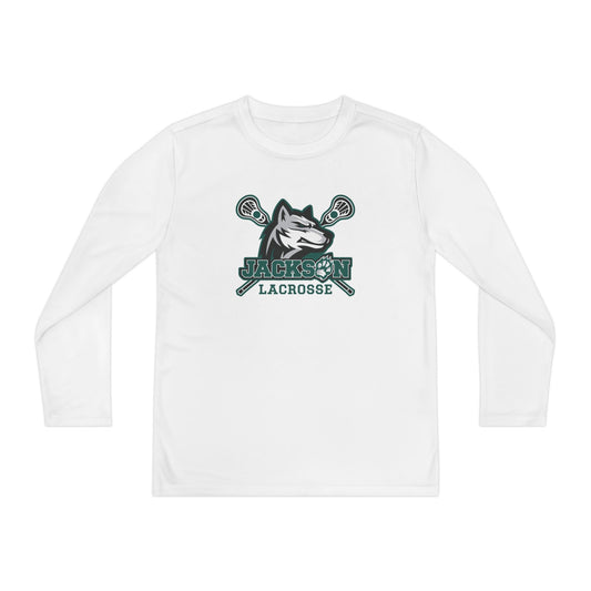 Youth Jackson Lacrosse Sport-Tek Performance Long Sleeve Shirt