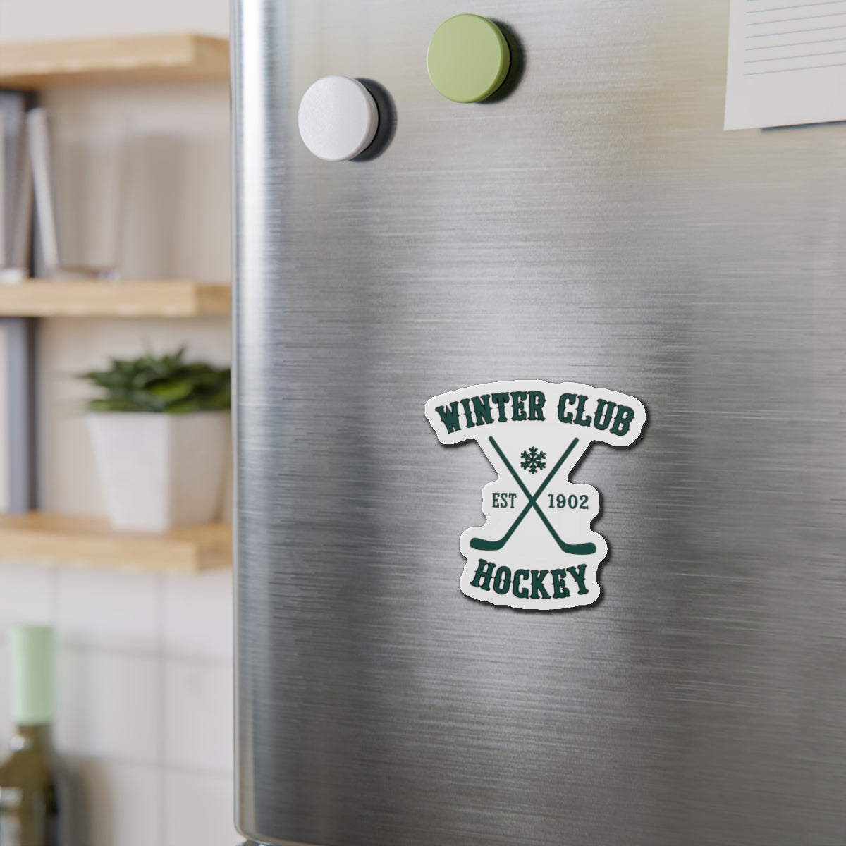 Winter Club Die-Cut Magnet