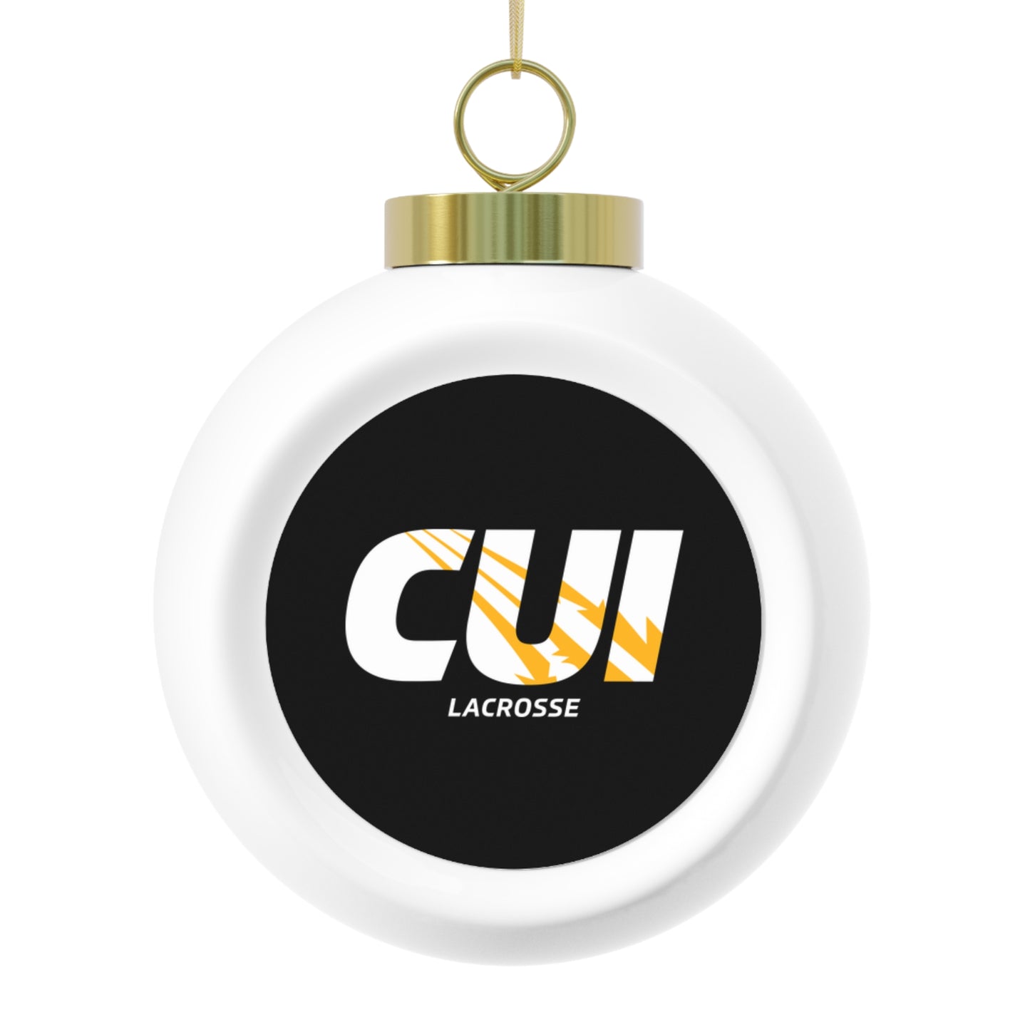 CUI Lacrosse Christmas Ball Ornament