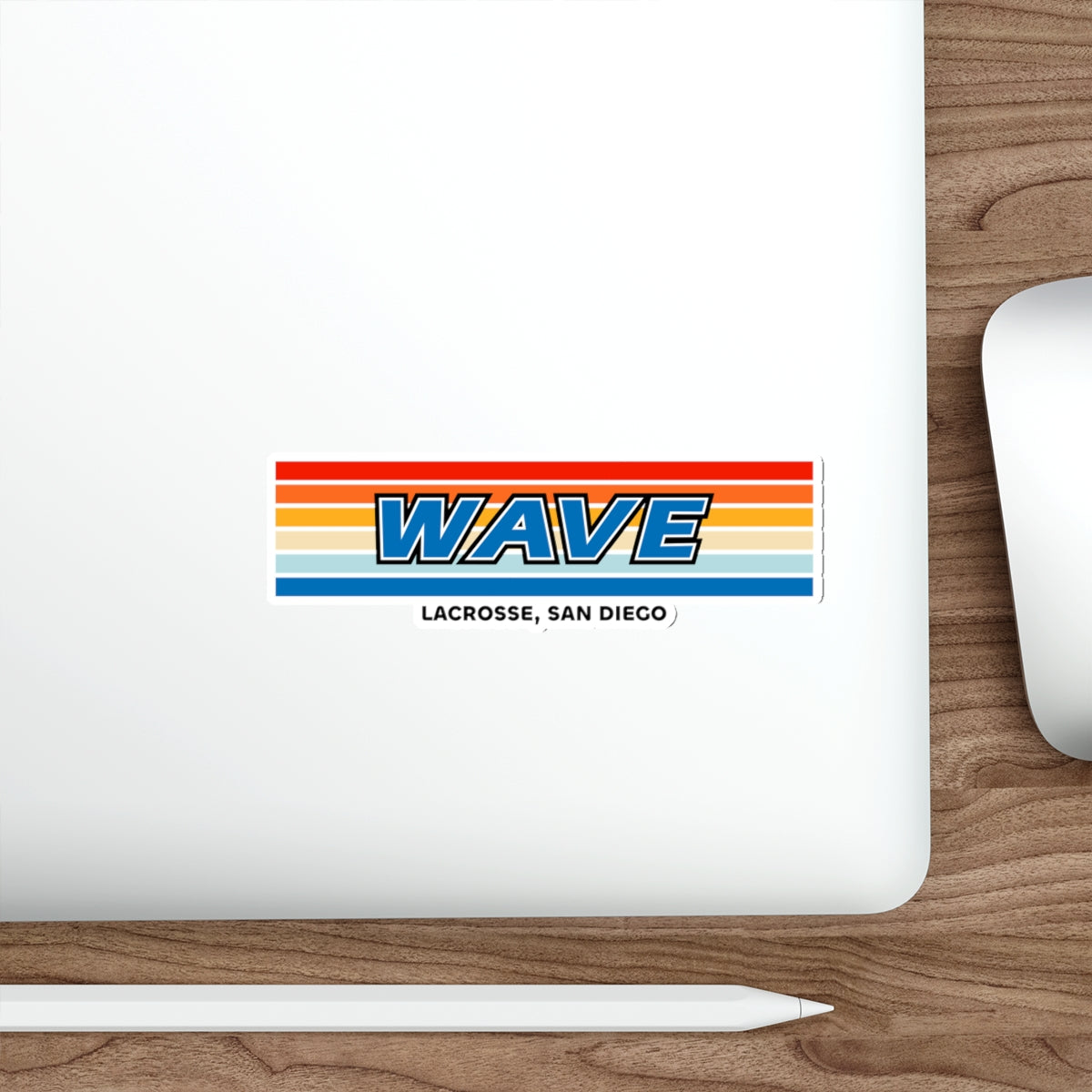 SD Wave Lacrosse Die-Cut Stickers