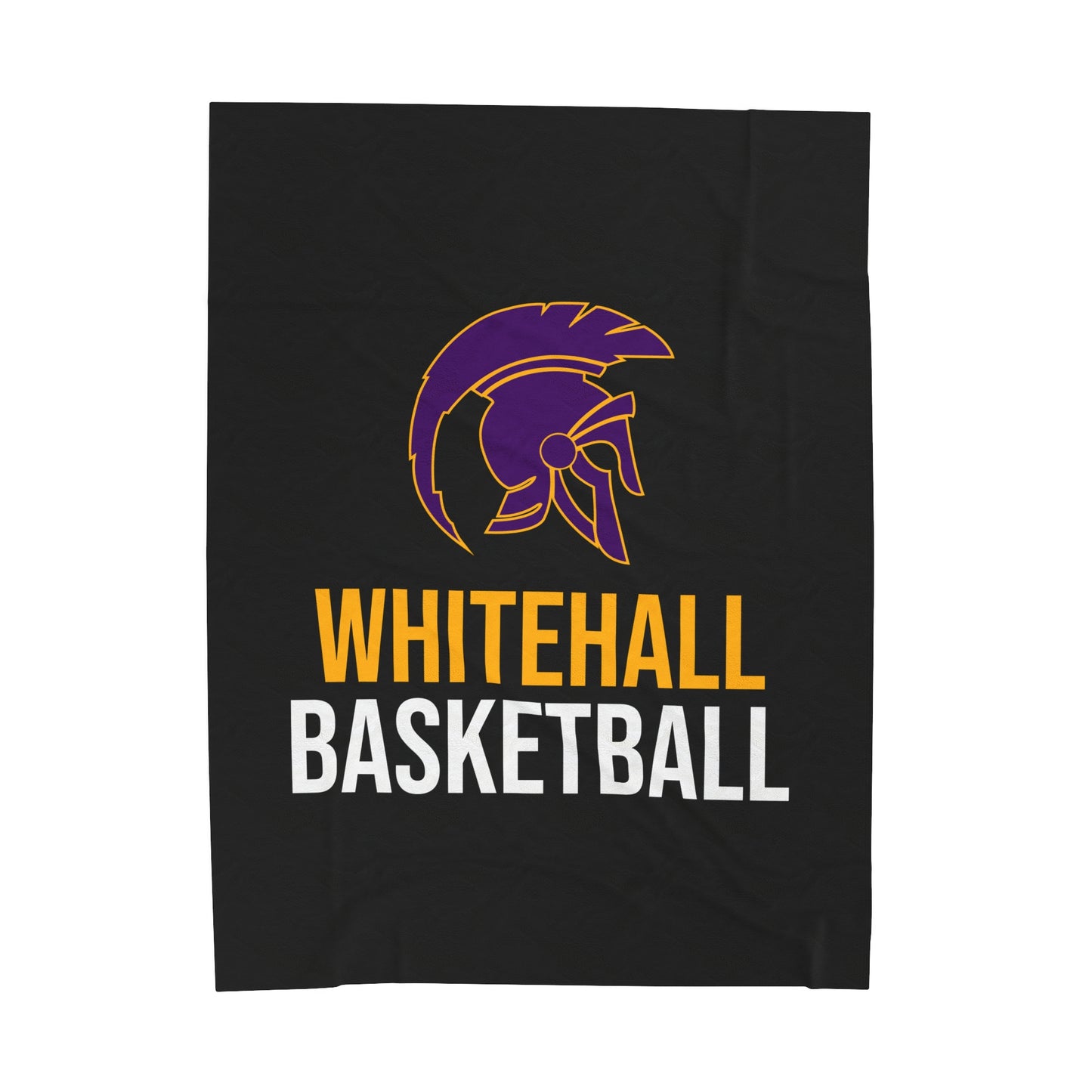 Whitehall Basketball Velveteen Plush Blanket (60" x 80")