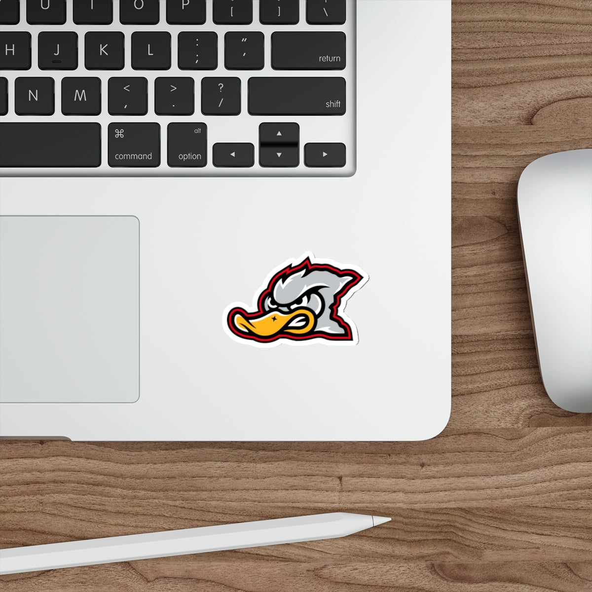 Grey Duck Lacrosse Die-Cut Sticker