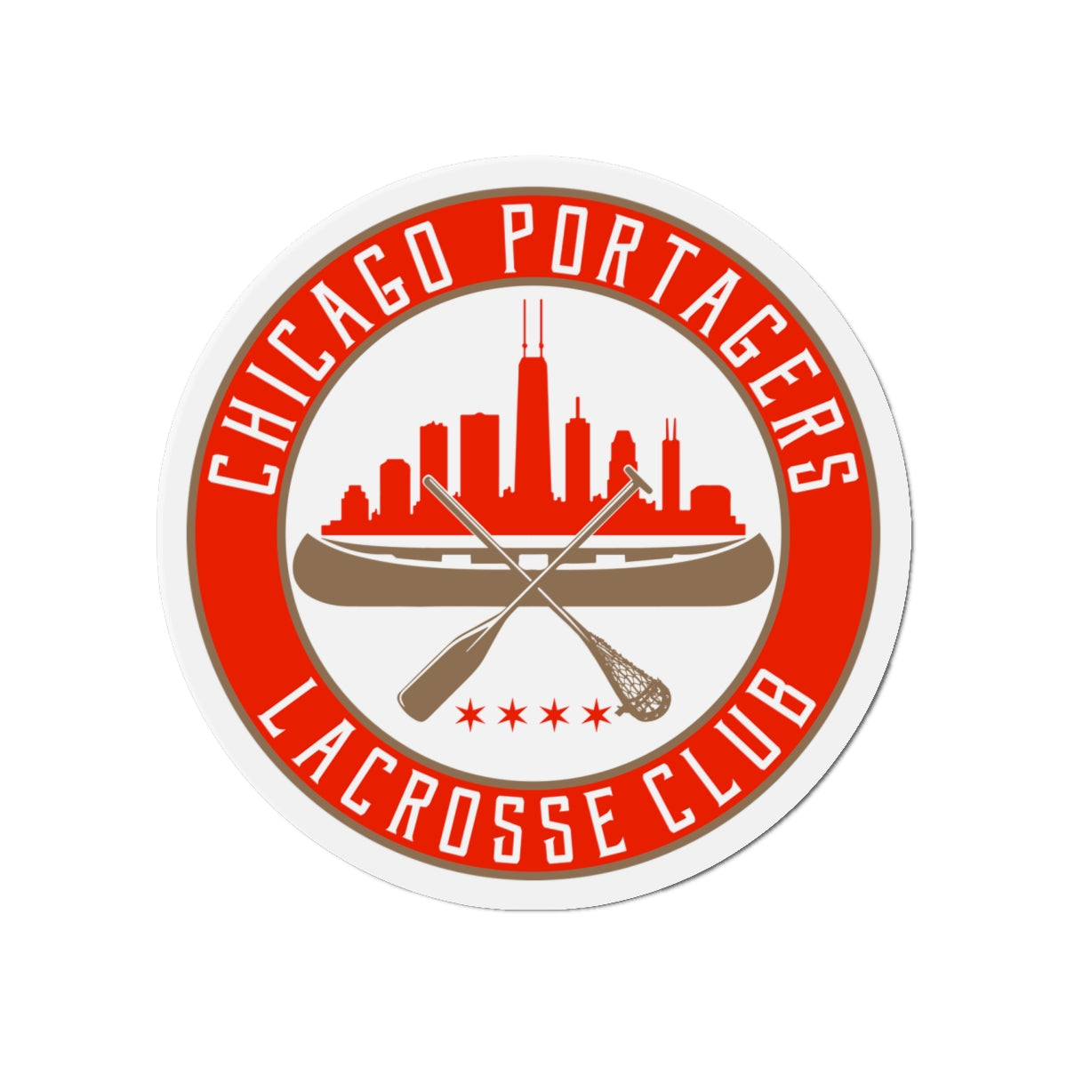 Chicago Portagers Die-Cut Magnet