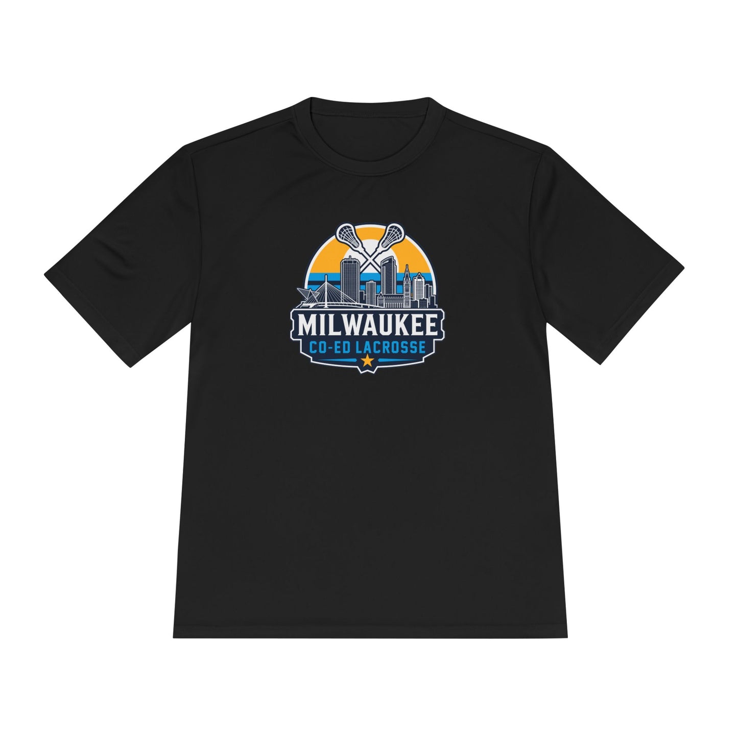 Adult Milwaukee Coed Lacrosse Club Sport-Tek Performance Shirt