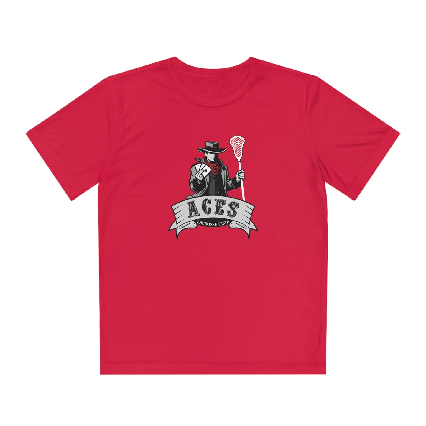 Youth Aces Lacrosse Sport-Tek Performance Tee