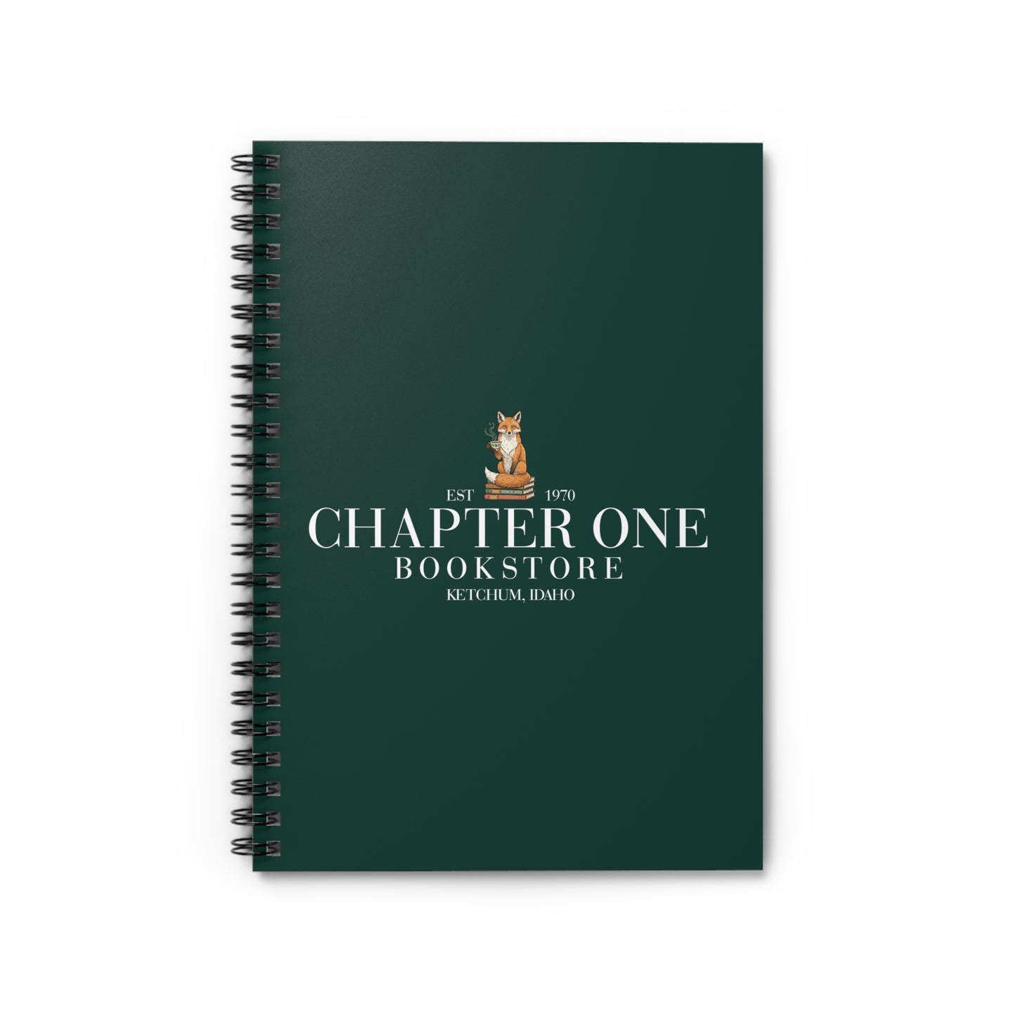Chapter One Bookstore Spiral Notebook - Ruled Line  (8" x 6")