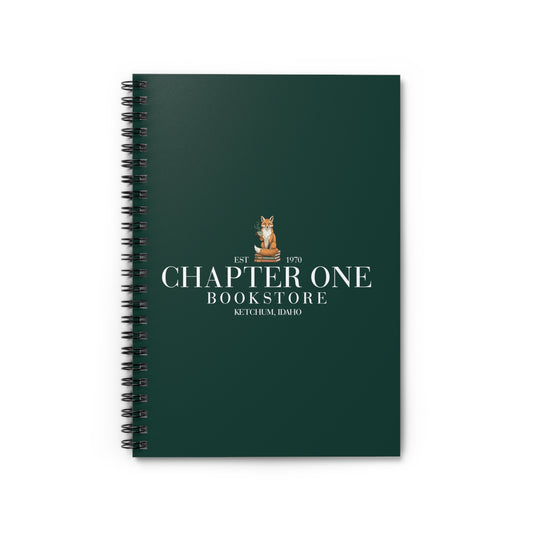 Chapter One Bookstore Spiral Notebook - Ruled Line  (8" x 6")