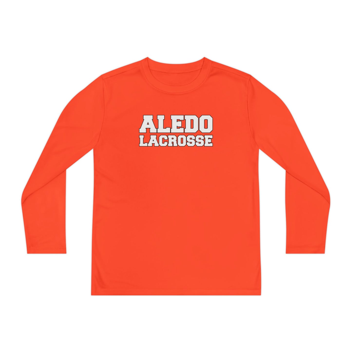 Personalizable - Youth Aledo Lacrosse Sport-Tek Performance Long Sleeve Shirt