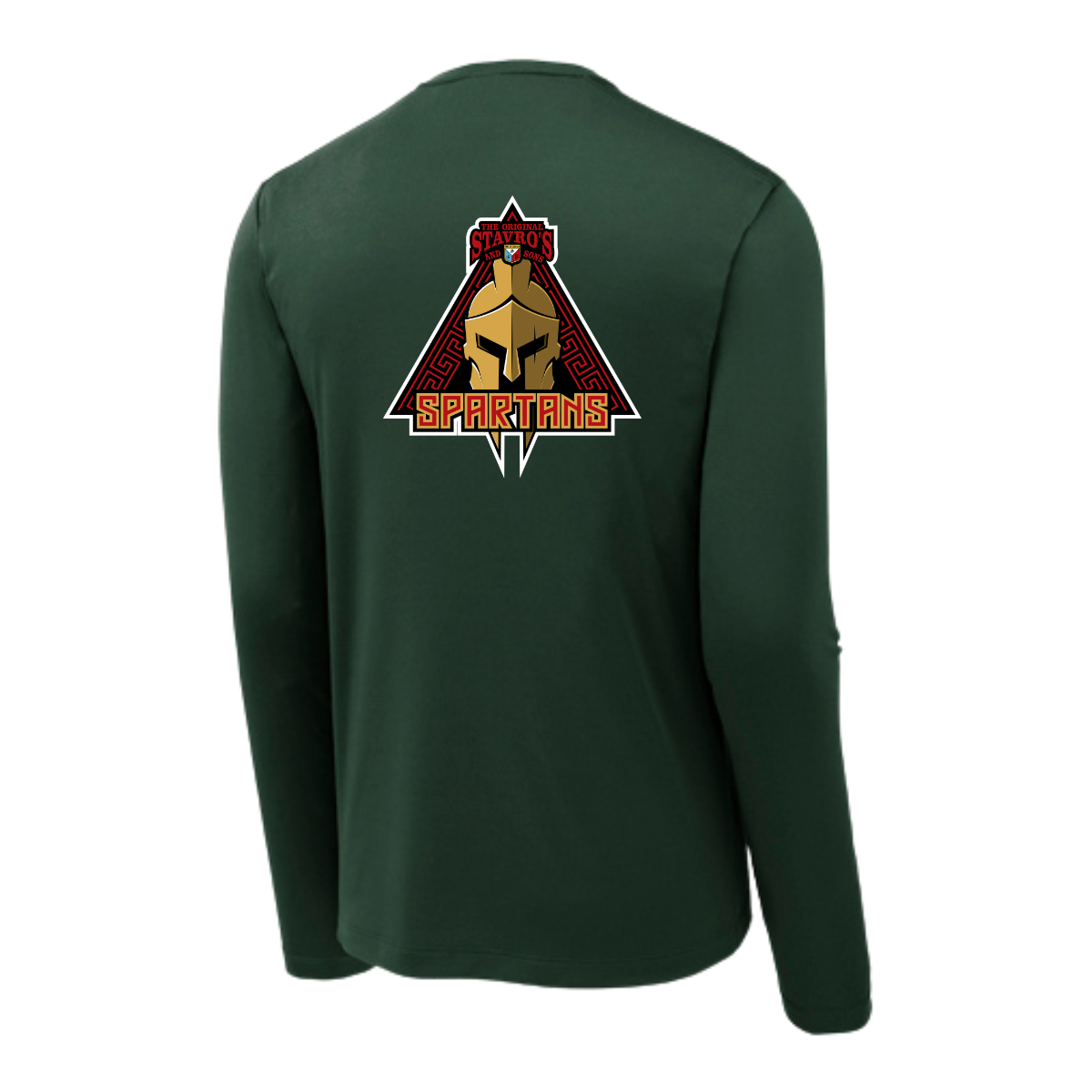 Adult Spartans Sport-Tek Posi UV Pro LS Tee