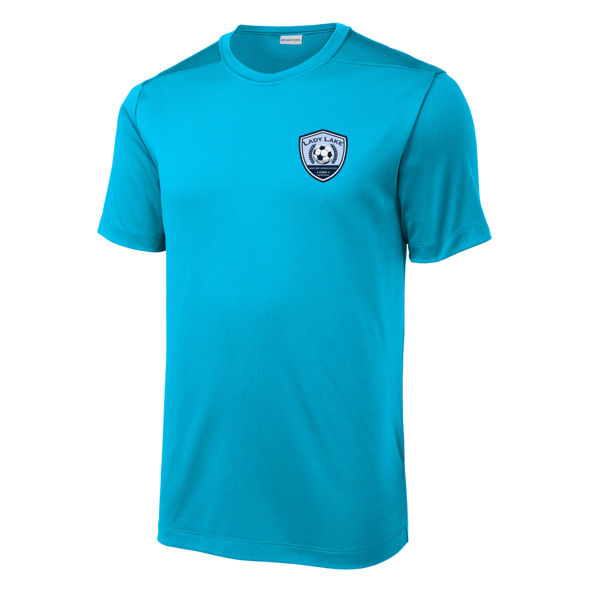 Adult Lady Lake Soccer Association Sport-Tek Posi-UV Pro Tee