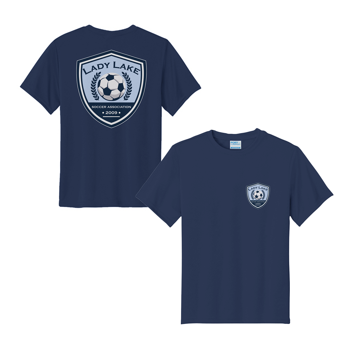 Youth Lady Lake Soccer Association Performance T-Shirt