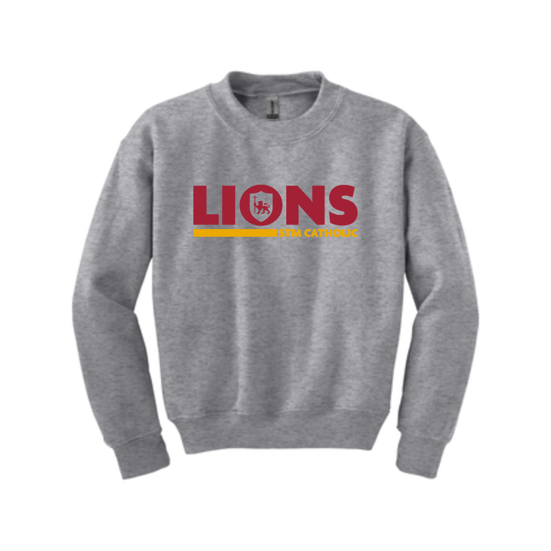 PERSONALIZED - Youth STM Catholic Gildan Crewneck Sweatshirt