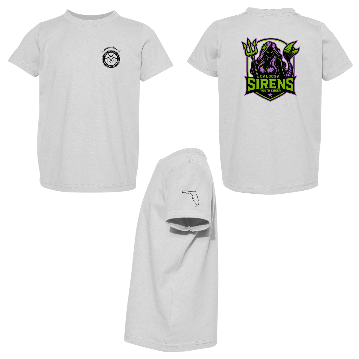 Toddler Caloosa Sirens Rabbit Skins T-Shirt