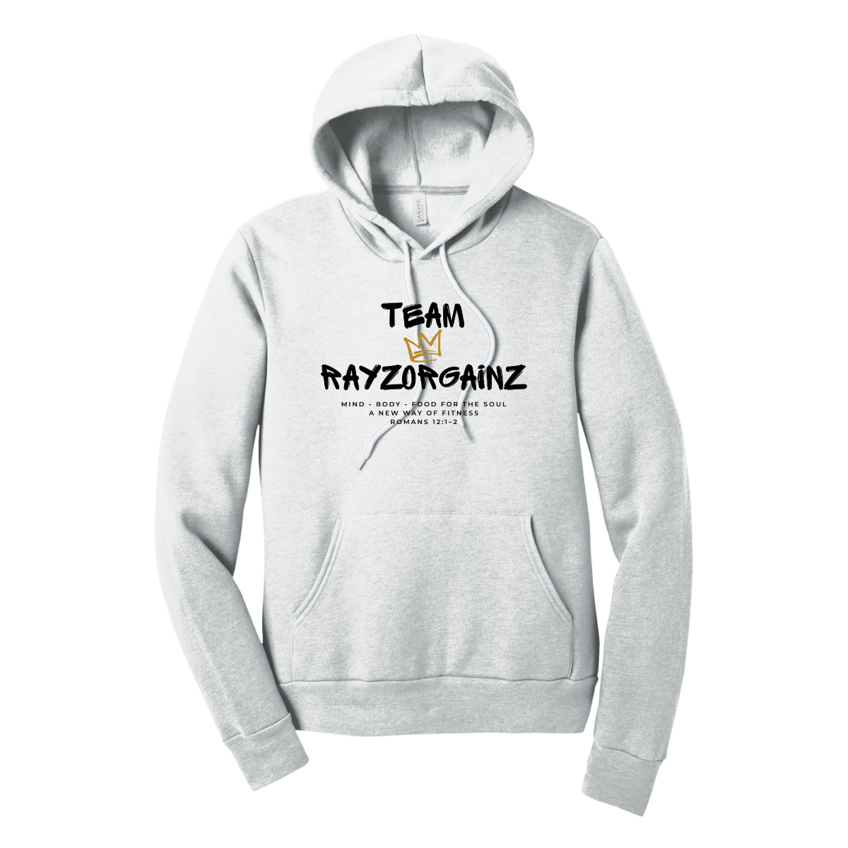 Adult Team Rayzorgainz Bella + Canvas Sponge Fleece Hoodie