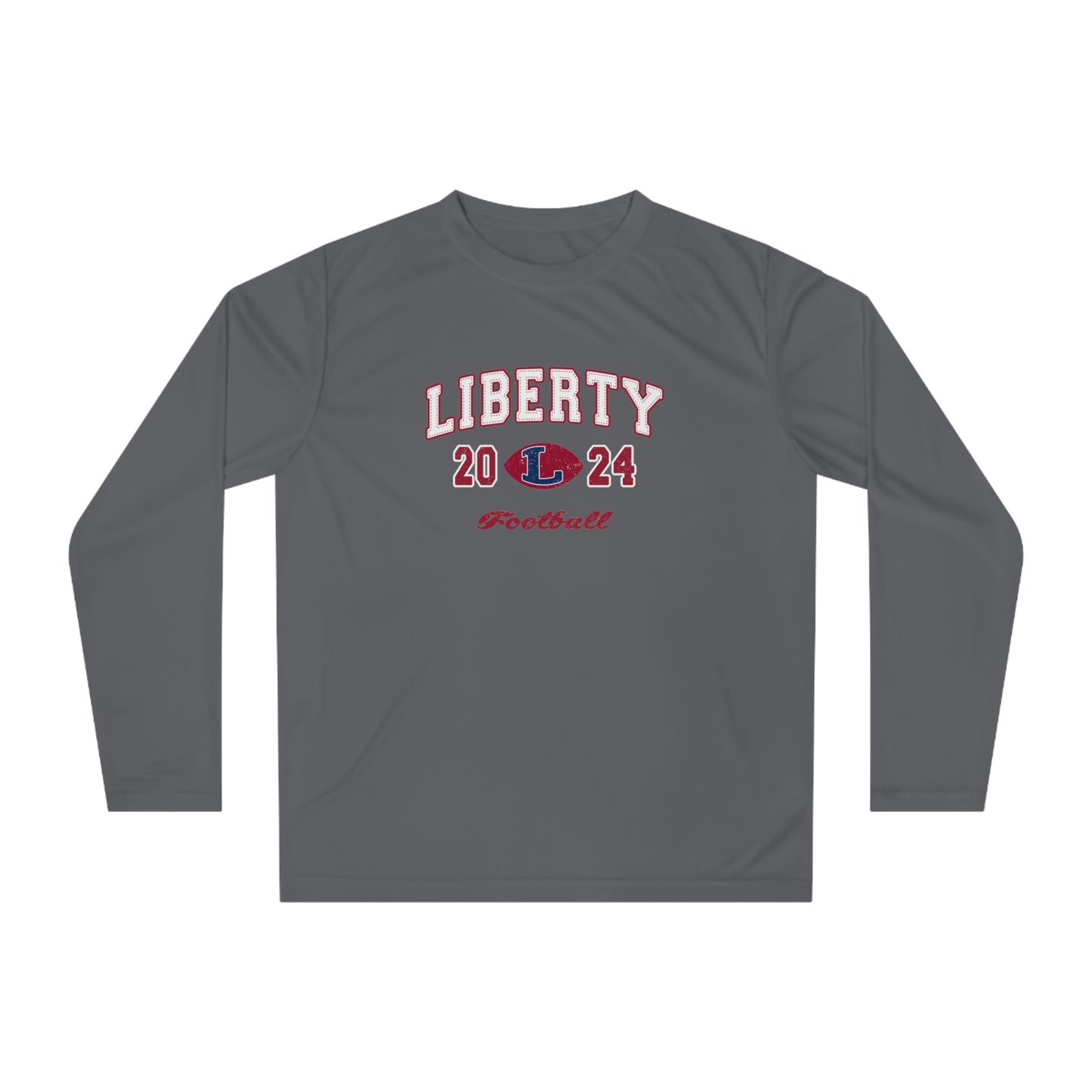 Adult Liberty Football Team 365 Performance Long Sleeve Shirt