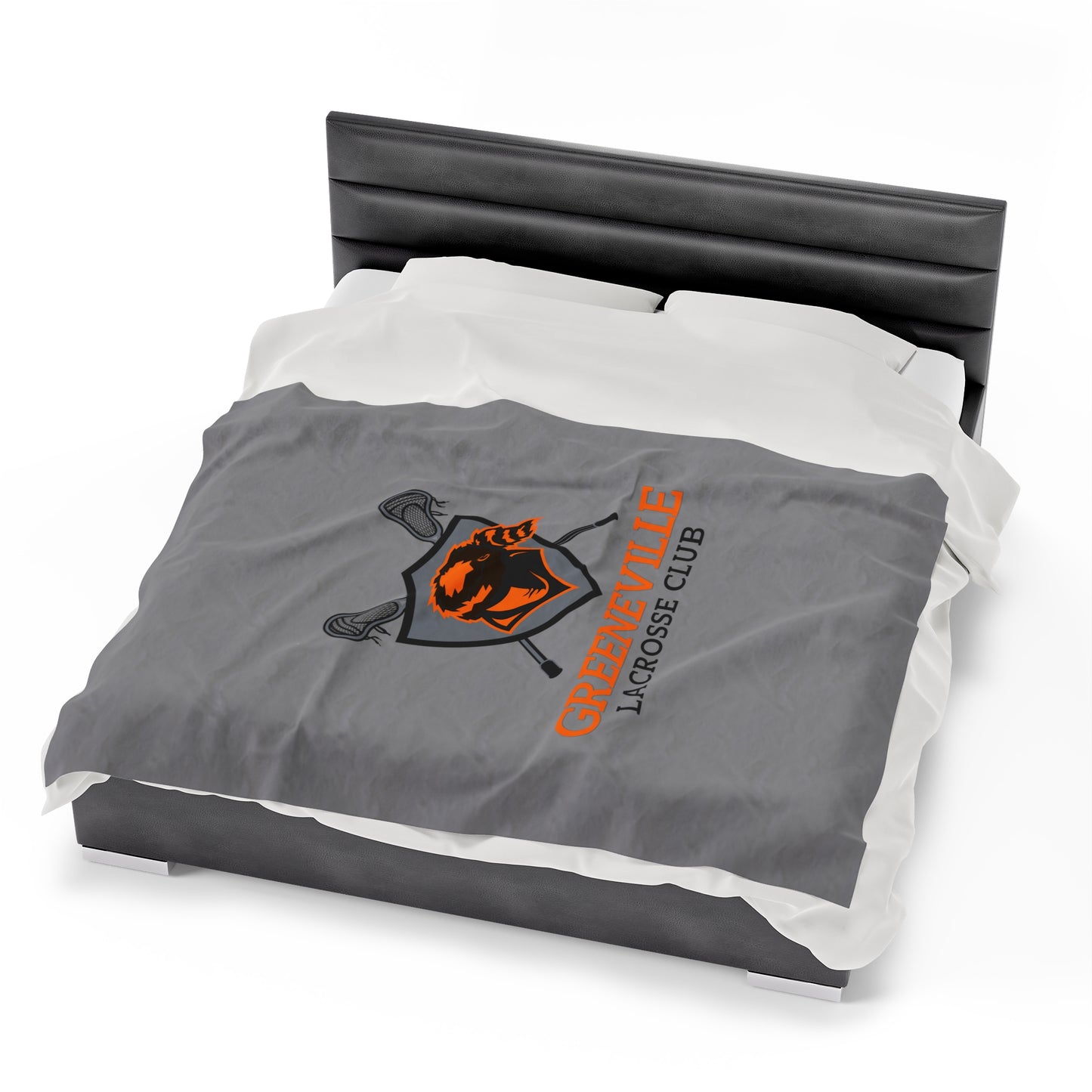 Greeneville Lacrosse Velveteen Plush Blanket