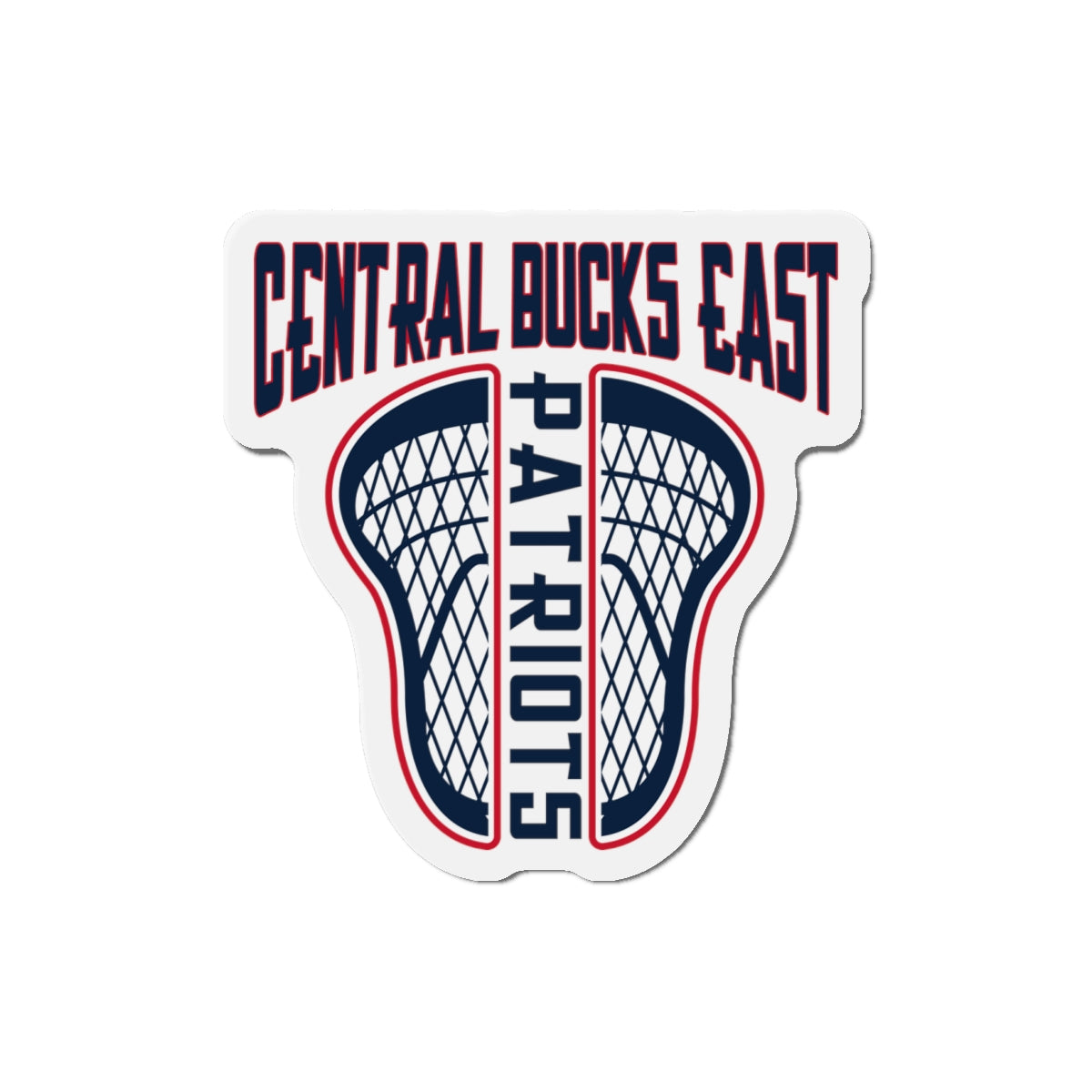 CBE Lacrosse Die-Cut Magnet