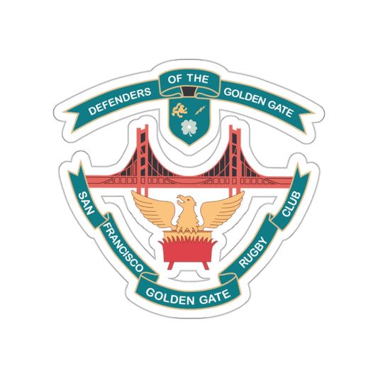 SFGG Rugby Die Cut Stickers