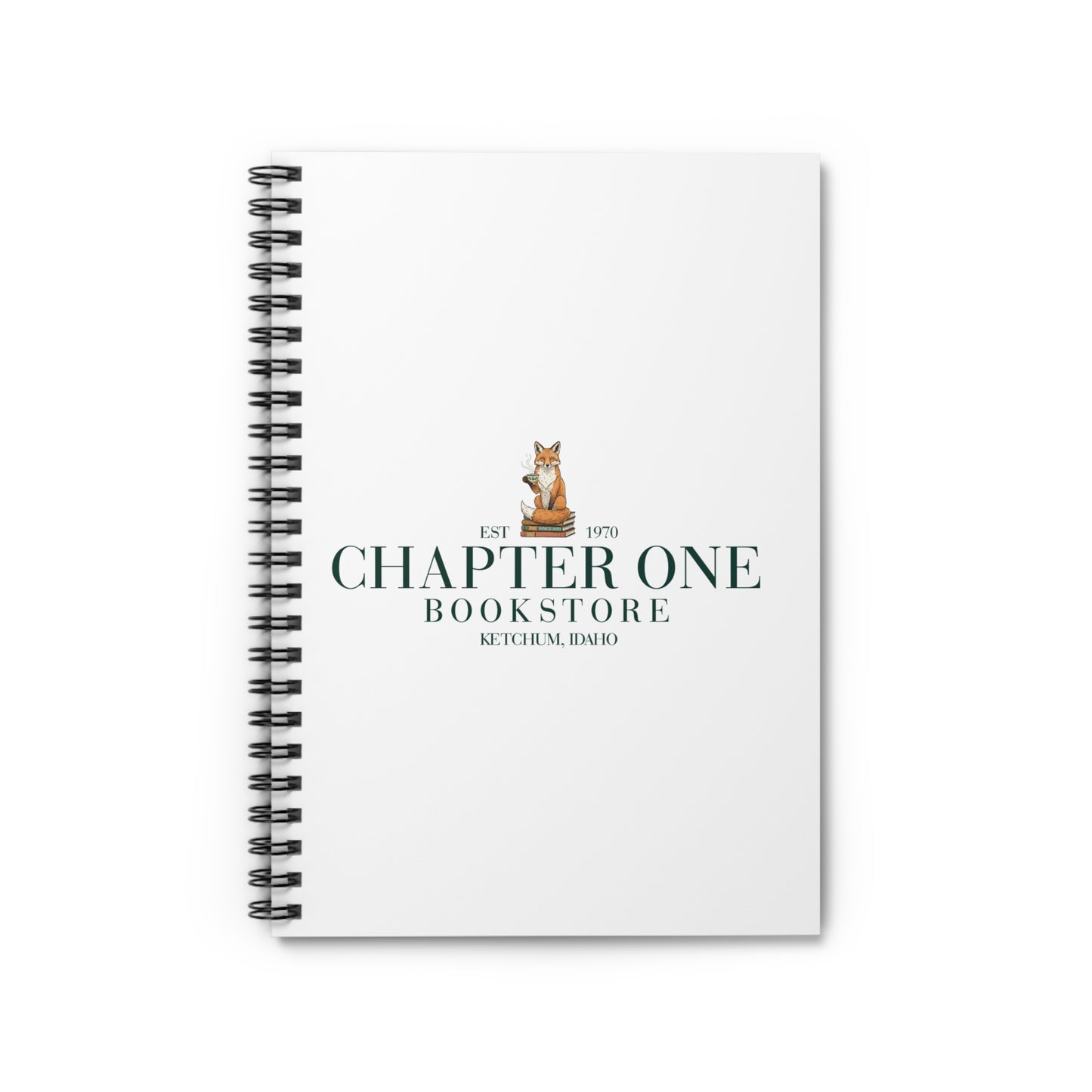 Chapter One Bookstore Spiral Notebook - Ruled Line  (8" x 6")