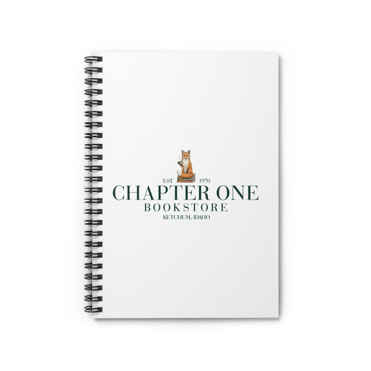Chapter One Bookstore Spiral Notebook - Ruled Line  (8" x 6")