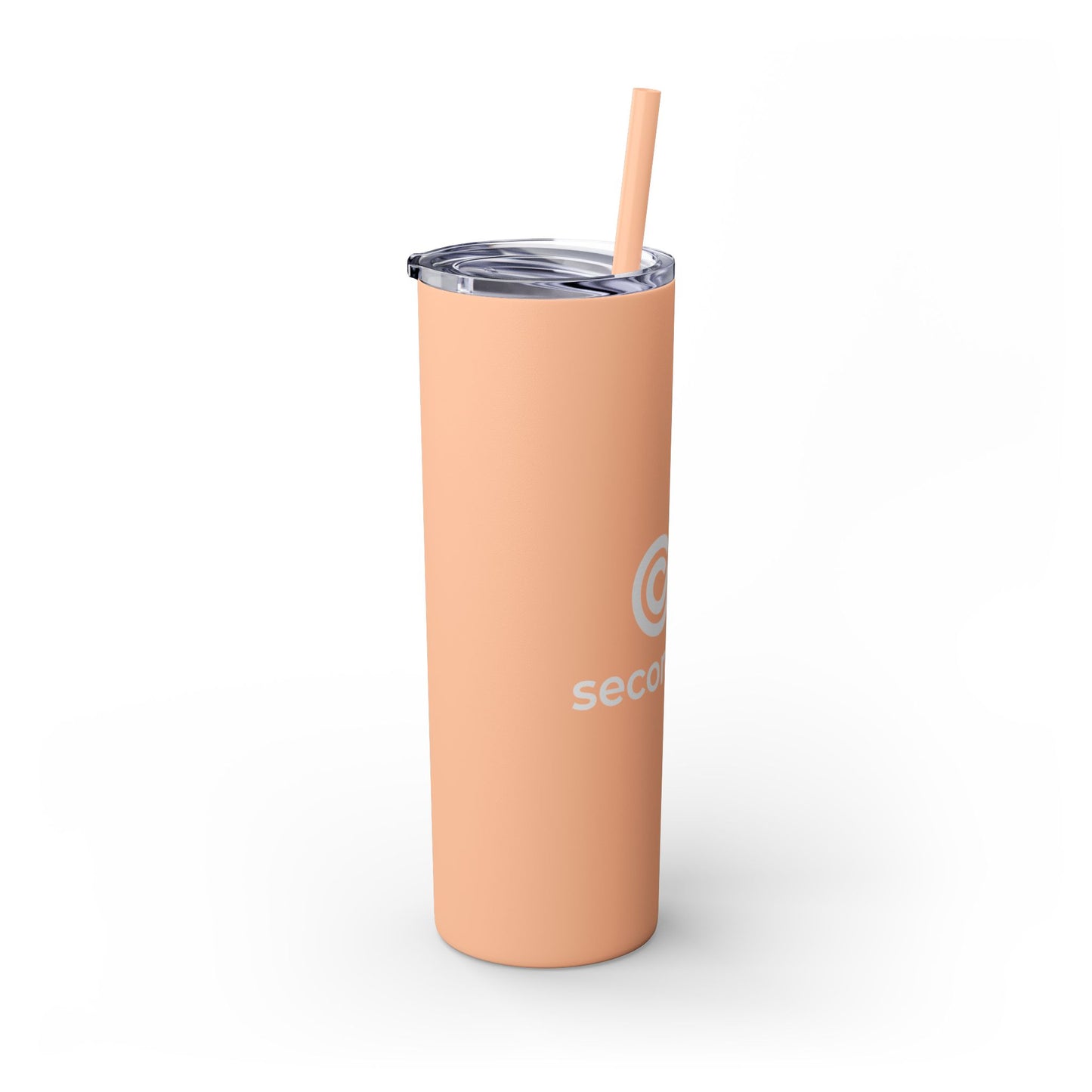Secondslide Skinny Tumbler w/ Straw 20oz