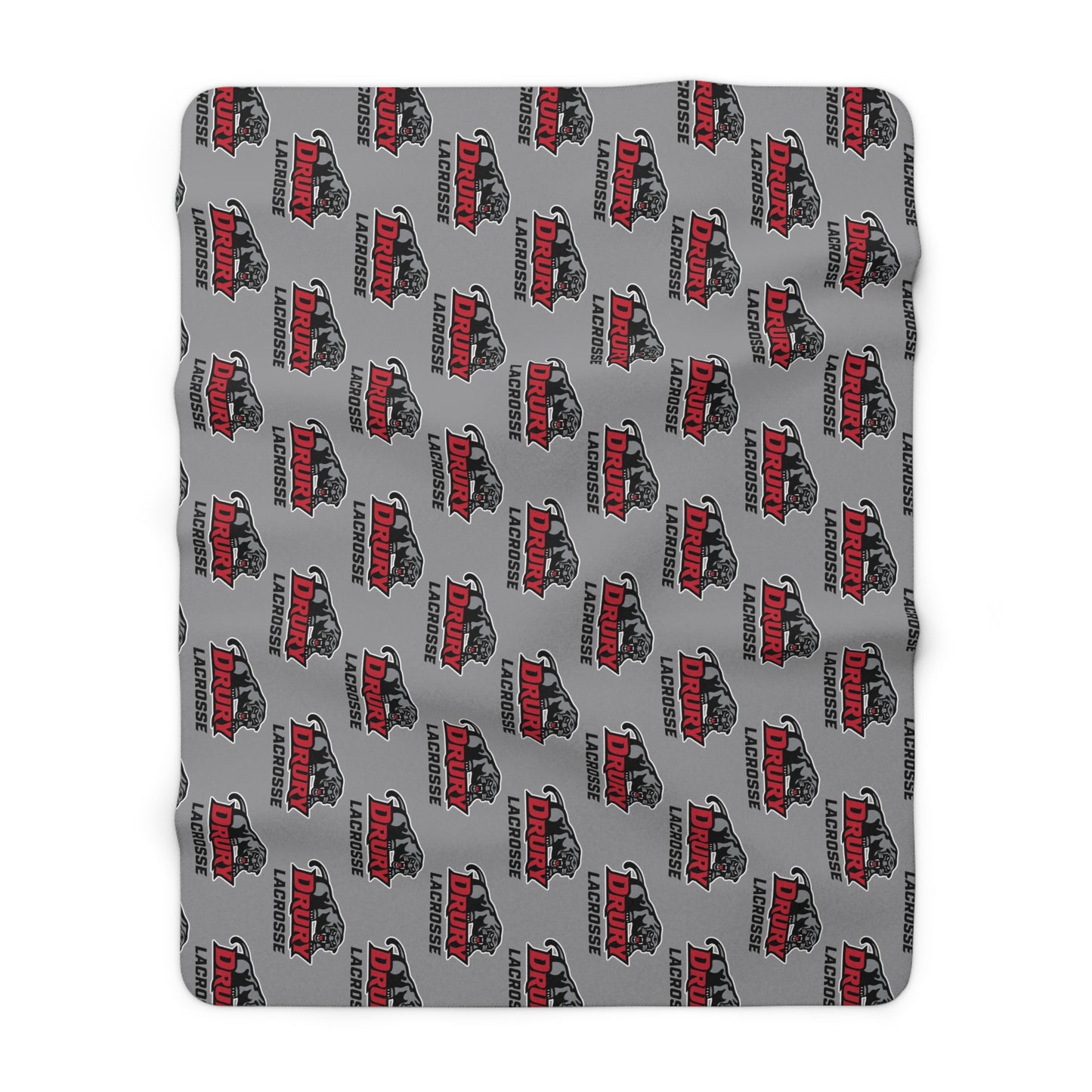 Drury Lacrosse Sherpa Fleece Blanket