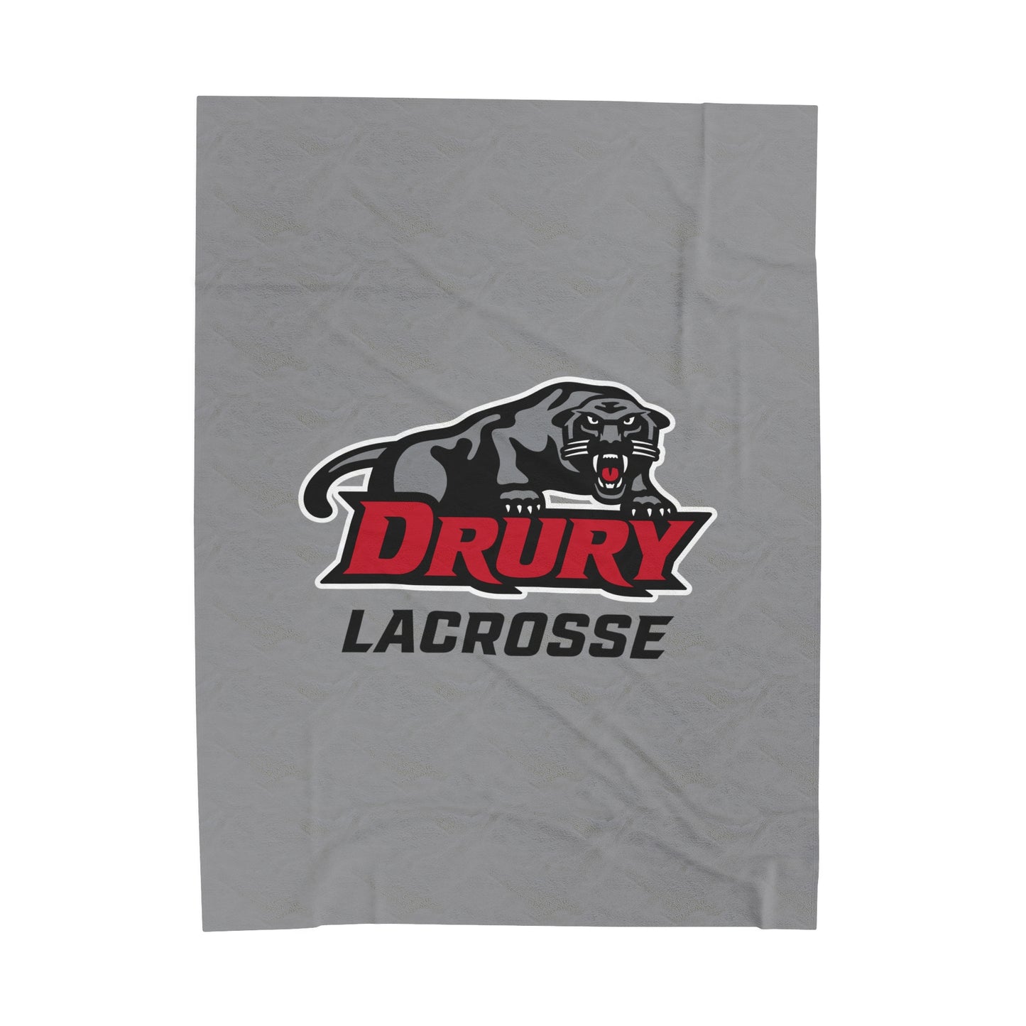 Drury Lacrosse Velveteen Plush Blanket (60" x 80")