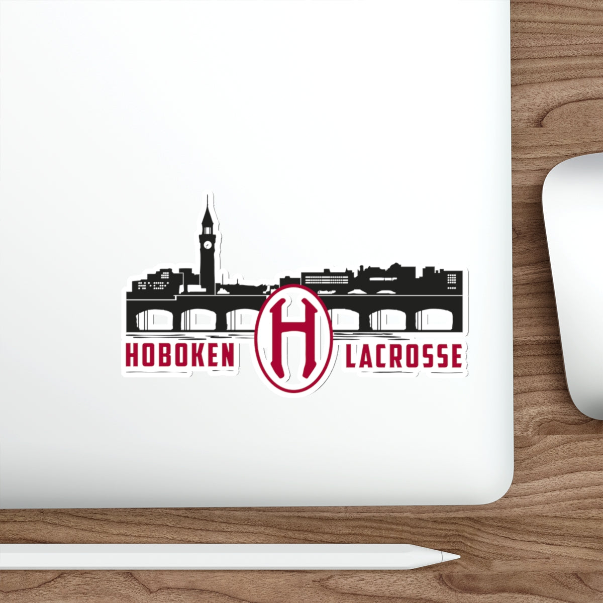 Hoboken Lacrosse Die-Cut Sticker