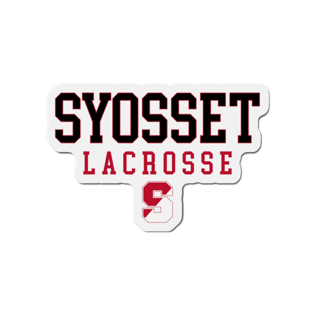 Syosset Lacrosse Car Magnet